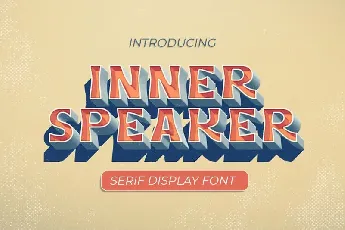 Innerspeaker Display font