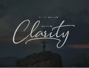 Clarity Script font