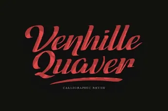 Venhille Quaver Script font