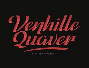 Venhille Quaver Script font