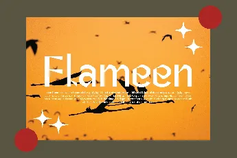 Flameen font