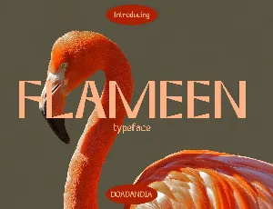 Flameen font