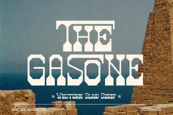 The Gasone font