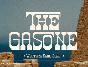 The Gasone font