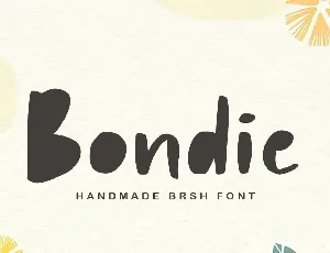 Bondie font