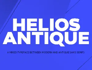 Helios Antique Family font