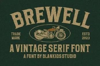 Brewell font