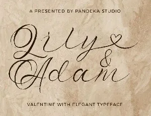 Lily Adam DEMO font