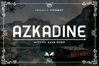 Azkadine font