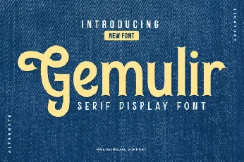 Gemulir font