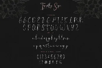 Timothy Sign Demo font