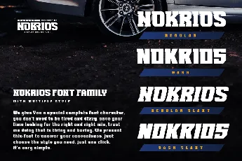 NOKRIOS font