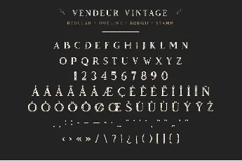 Vendeur font