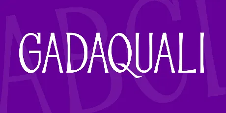 GADAQUALI font