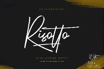 Risotto Demo font