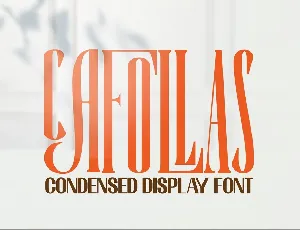 Cafollas font