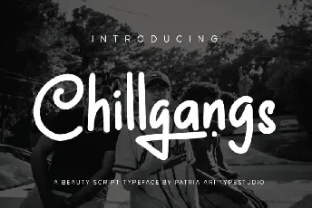 Chillgangs Script font