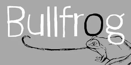 Bullfrog font