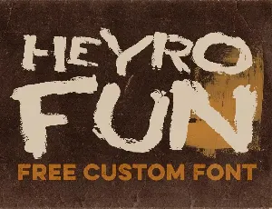 HEYRO Fun font