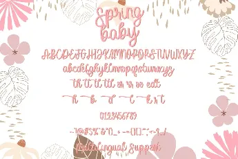 Spring Baby font