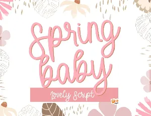 Spring Baby font