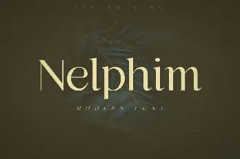 Nelphim Modern Sans Serif font