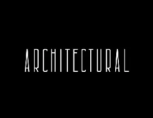 Architectural Sans font