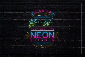 Lightsaber Neon font