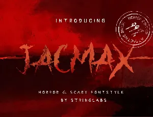 Jacmax font