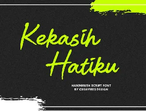 Kekasih Hatiku font