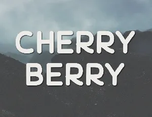 Cherry Berry font