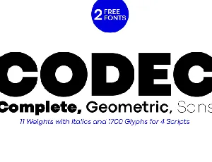 Codec Pro font