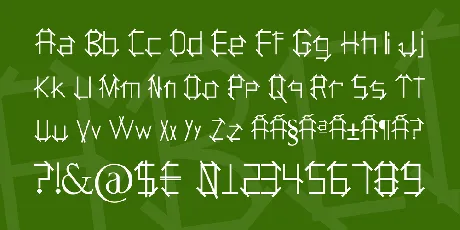 Holitter Plan font