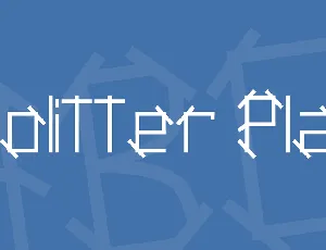 Holitter Plan font