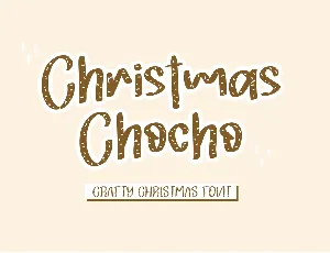 Christmas Chocho font