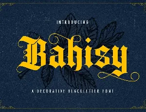 Bahisy font