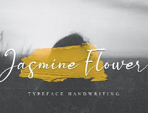 Jasmine Flower Handwritten font