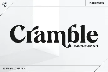 Cramble font