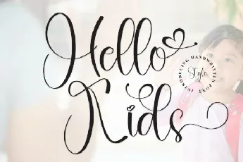 Hello Kids font