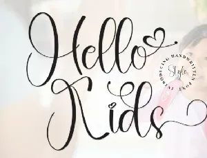 Hello Kids font