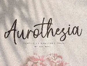 Aurothesia Handwritten font