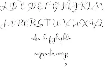 Via Vallen Calligraphy font