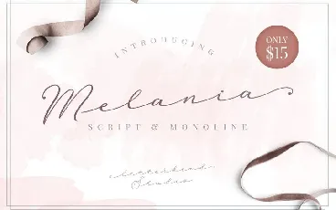 Melania Handwritten font