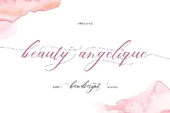 Beauty Angelique Script font