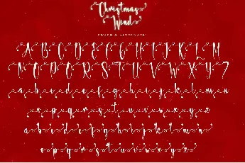 Christmas Wind-PERSONAL USE font