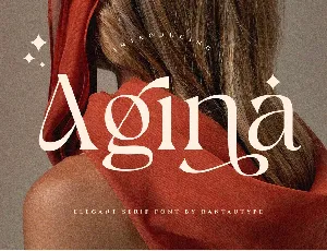 Agina font