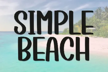 Simple Beach font