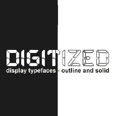 Digitized font