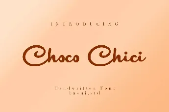 Choco Chici font