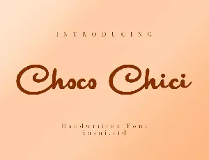 Choco Chici font